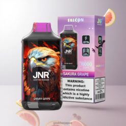 JNR Falcon 16000 Puffs ディスポーザブルベイプ 850mAhバッテリー & 22mlリキッド容量 サクラグレープ 卸売業者 日本