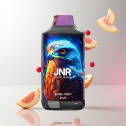 JNR Falcon 16000 Puffs ディスポーザブルベイプ 850mAhバッテリー & 22mlリキッド容量, White Peach Razz, 卸売業者 日本