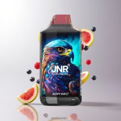 JNR Falcon 16000 Puffs ディスポーザブルベイプ 850mAhバッテリー容量 & 22mlリキッド容量 卸売業者 日本 Berry Burst
