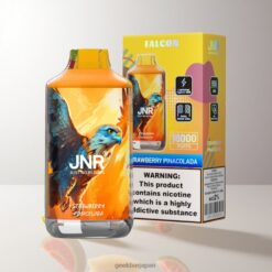 JNR Falcon 16000 Puffs ディスポーザブルベイプ「850mAhバッテリー & 22mlリキッド容量」ストロベリーピニャコラダ 卸売業者 日本