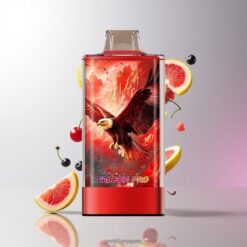JNR Falcon Pro 28000 ディスポーザブルベイプ 950mAhバッテリー容量 & 28000パフス Cherry Berry 卸売業者 日本
