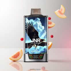 JNR Falcon Pro 28000 Puffs Disposable Vape 30ml プレフィルド容量 & 950mAh バッテリー容量 with MTL Vaping and White Peach Razz 卸売業者 日本