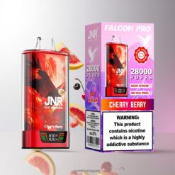 JNR Falcon Pro 28000 Puffs ディスポーザブルベイプ 30mlプリフィルド & 950mAhバッテリー 卸売業者 日本 Cherry Berry