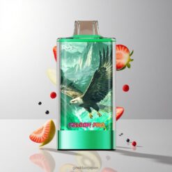 JNR Falcon Pro 28000 Puffs ディスポーザブルベイプ 30mlプリフィルド容量 & 950mAhバッテリー容量 Strawberry Kiwi 卸売業者 日本