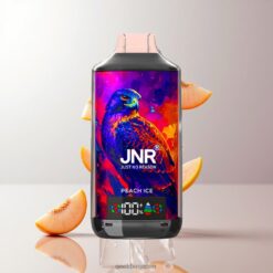 JNR Falcon X 18000 Puffs デュアルメッシュコイル & デュアルコア 24ml 電子タバコ ピーチアイス 卸売業者 日本