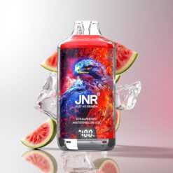 JNR Falcon-X 28000 Puffs Disposable Vape 950mAhバッテリー容量 & 1.2オームデュアルメッシュコイル Strawberry Watermelon Ice 卸売業者 日本