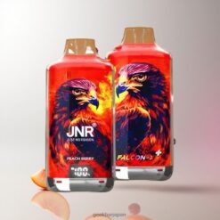 JNR Falcon-X 28000 Puffs ディスポーザブルベイプ 950mAhバッテリー容量 2mlプレフィルドリキッド Peach Berry 卸売業者 日本