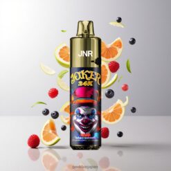 JNR Joker 24K Puffs Disposable Vape 2+10mlリフィル可能ポッド & 800mAhバッテリー Mixed Berries 卸売業者 日本