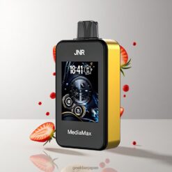 JNR MediaMax 40000 Puffs デュアルメッシュコイル & 21mL イージーリキッド ストロベリーバナナ 卸売業者 日本