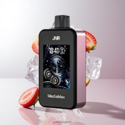 JNR MediaMax 40000 Puffs デュアルメッシュコイル & 21mL ストロベリーアイス 卸売業者 日本