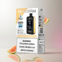 JNR MediaMax 40000 Puffs デュアルメッシュコイル & 21mL リキッド容量 Peach Mango Watermelon 卸売業者 日本