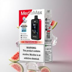 JNR MediaMax 40000 Puffs デュアルメッシュコイルと2.4インチHDディスプレイ搭載 スイカアイス 卸売業者 日本