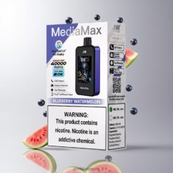 JNR MediaMax 40000 Puffs ブルーベリーウォーターメロン 21mLリキッド容量 1000mAhバッテリー容量 卸売業者 日本