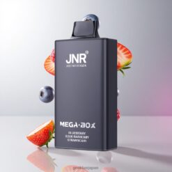 JNR Mega Box 25000 Puffs Disposable Vape ブルーベリーサワーラズベリースローベリー 25000回吸引可能 30mlリキッド容量 卸売業者 日本
