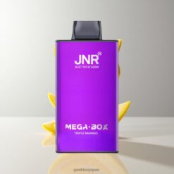 JNR Mega Box 25000 Puffs ディスポーザブルベイプ 30ml E-liquid容量 & 850mAhバッテリー容量 卸売業者 日本 Triple Mango