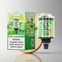 JNR Mega Shisha デスクトップ互換性 100000プッフ 60ml e-リキッド容量 Two Apple 卸売業者 日本