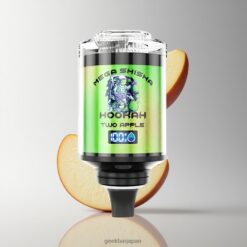 JNR Mega Shisha Hookah Desktop Compatibility 100000プッフ 60ml eリキッド容量 2%ニコチン強度 Two Apple 卸売業者 日本