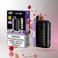 JNR Plus-X 26000 Puffs チェリーストロベリーレッドラズベリー 850mAhバッテリー 28ml eリキッド 卸売業者 日本