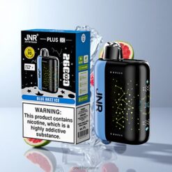 JNR Plus-X 26000 Puffs ディスポーザブルベイプ 28ml 850mAh バッテリー容量 3D曲面スクリーン Blue Razz Ice 卸売業者 日本