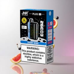 JNR Plus-X 26000 Puffs ディスポーザブルベイプ 850mAh バッテリー & 28ml リキッド容量 Cherry Berry 卸売業者 日本