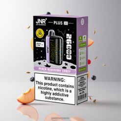JNR Plus-X 26000 Puffs ディスポーザブルベイプ 850mAhバッテリー容量 28mlリキッド容量 Peach Blueberry Candy 卸売業者 日本