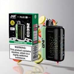 JNR Plus-X 26000 Puffs デュアルメッシュコイル & 28ml リキッド容量 Strawberry Kiwi 卸売業者 日本