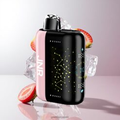 JNR Plus-X 26000 Puffs デュアルメッシュコイル & 850 mAh バッテリー ストロベリーアイス 卸売業者 日本