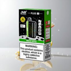 JNR Plus-X 26000 Puffs デュアルメッシュコイル搭載 28ml リキッド容量 フローズンアップル 卸売業者 日本