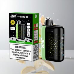JNR Plus-X 26000 Puffs 使い捨てベイプ 850mAhバッテリー & 28mlリキッド容量 3D曲面スクリーン搭載 冷凍リンゴ味 卸売業者 日本