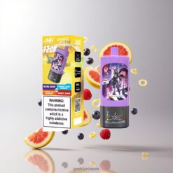 JNR Quads 4-in-1 120K ディスポーザブルベイプ 4種類のフレーバー スマートディスプレイ搭載 60ml 総容量 卸売業者 日本
