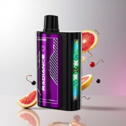 JNR Radiance 31000 Puffs Disposable Vape 28ml E-liquid スマートアニメーションスクリーン & 950 mAh 充電式バッテリー 卸売業者 日本 Cherry Berry