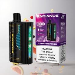 JNR Radiance 31000 Puffs Disposable Vape スマートアニメーションスクリーン & 950mAh充電式バッテリー 卸売業者 日本 Mixed Berries