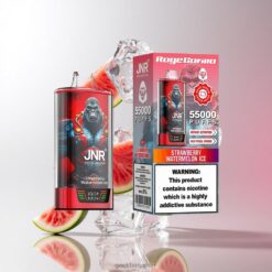 JNR RageGorilla 55000 最大55000パフ 950mAh USB-C充電式 ディスポーザブルベイプ 卸売業者 日本 Strawberry Watermelon Ice