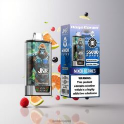 JNR RageGorilla 55000 最大55,000パフ 950mAh充電式バッテリー搭載 42mlプレフィルド 卸売業者 日本