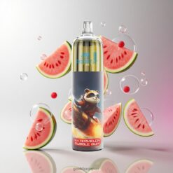 JNR Rocket-X 12400 Puffs Disposable Vape 調整可能な気流 850mAhバッテリー容量 Watermelon Bubble Gum 卸売業者 日本
