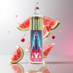 JNR Rocket-X 12400 Puffs Disposable Vape調整可能な気流 & RGBライト搭載卸売業者 日本 Cherry Watermelon Freeze