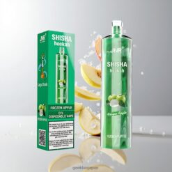 JNR Shisha Hookah 12000 Puffs ディスポーザブルベイプ 24ml 大容量 & 750mAh バッテリー 冷凍りんご 卸売業者 日本