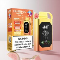 JNR Shisha Hookah Box 20500 Puffs ディスプレイHDディスプレイ バッテリー容量1000mAh デュアルメッシュコイル & デュアルコア Type-C急速充電 ニコチン含有量0%,2%,5% Watermelon Strawberry Bubblegum 卸売業者 日本