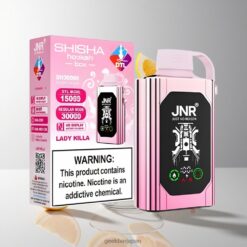 JNR Shisha Hookah Box 20500 Puffs ディスポーザブルベイプ HDディスプレイ & Type-C急速充電 卸売業者 日本