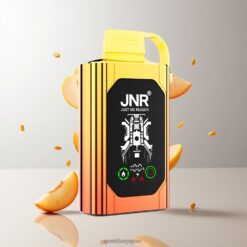 JNR Shisha Hookah Box 20500 Puffs デュアルメッシュコイル & デュアルコア 25ml リキッド容量 ジュイシーピーチーズ 卸売業者 日本