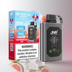 JNR Shisha Hookah Box 20500 Puffs デュアルメッシュコイル & デュアルコア 25ml ウォーターメロンアイス 卸売業者 日本