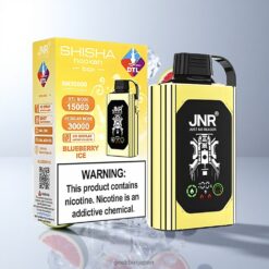 JNR Shisha Hookah Box 20500 Puffs ブルーアイス 25ml 1000mAh デュアルメッシュコイル Type-C急速充電 卸売業者 日本