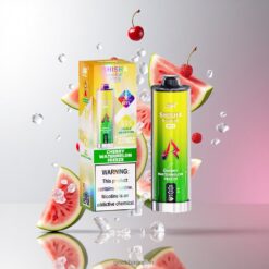 JNR Shisha Max 22K チェリーウォーターメロンフリーズ トリプルメッシュコイル技術搭載 22000パフ 卸売業者 日本 ディスポーザブルベイプ