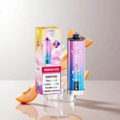 JNR Shisha Max 22K ディスポーザブルベイプ 伝統とモダンベイピングの融合 Peach Ice 22000パフ 卸売業者 日本