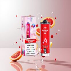 JNR Shisha Max 22K トリプルメッシュコイル 22000パフ 使い捨てベイプ 卸売業者 日本 Strawberry Punch