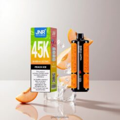 JNR Shisha Ultra 45K プレミアムシーシャベイピングの頂点 – 45,000パフ 40ml容量 1100mAh充電式バッテリー 卸売業者 日本 Peach Ice