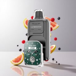 JNR VapeWatch 30000 Puffs Disposable Vape バッテリー容量1000mAh タイプC急速充電 Triple Berry 卸売業者 日本