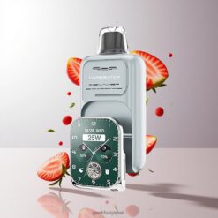JNR VapeWatch 30000 Puffs ディスポーザブルベイプ ストロベリーアイス 1000mAhバッテリー容量 & 19mLリキッド容量 卸売業者 日本