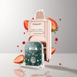 JNR VapeWatch 30000 Puffs デュアルメッシュコイル & 1000mAh バッテリー ストロベリーバナナ 卸売業者 日本