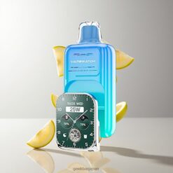 JNR VapeWatch 30000 Puffs デュアルメッシュコイル搭載 19mL リキッド容量 & Sour Apple Ice 卸売業者 日本